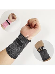   Stílusos Uniszex Csuklószorító tároló rekesszel, Tökéletes Edzőteremhez, Futáshoz, Kerékpározáshoz