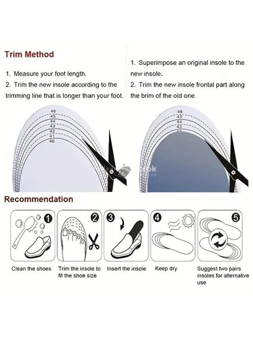 1 pár ívboltozatú talpbetét