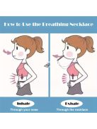 Nyugtató légző nyaklánc, szorongás- és stresszcsökkentő