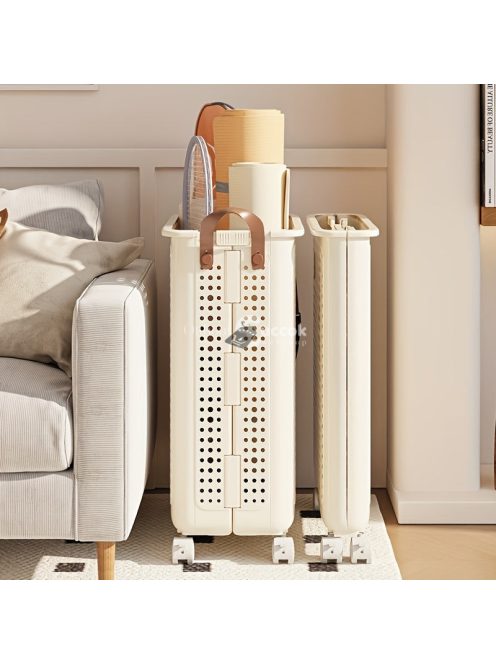 Laza stílusú kockás tároló kerekekkel