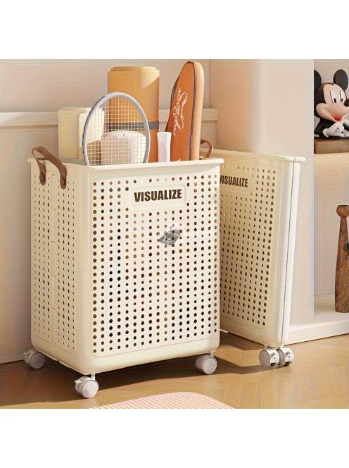 Laza stílusú kockás tároló kerekekkel