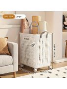 Laza stílusú kockás tároló kerekekkel