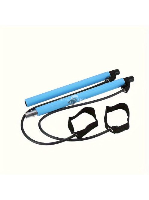 Pilates rúd, szalaggal