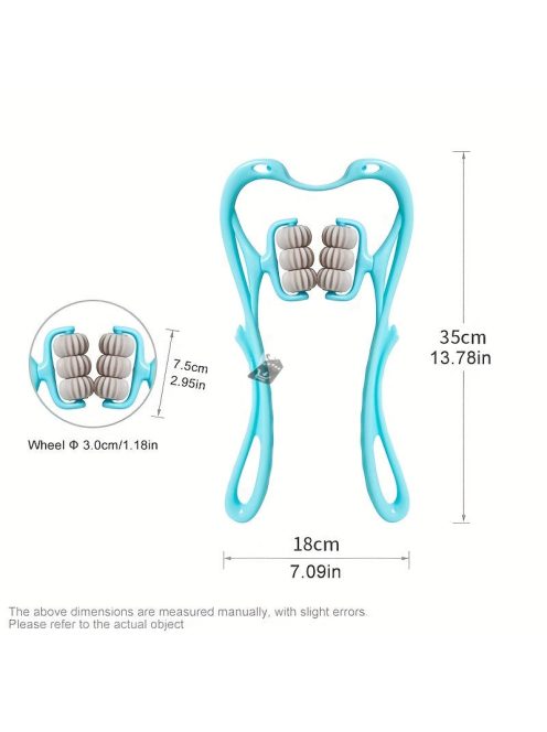 Görgős nyakmasszírozó