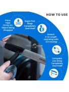 Szilikon tömítőszalag, szilikon gumi markolatszalag súlyzórudakhoz