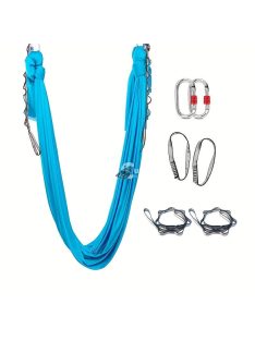   Légi jóga függőágy készlet tartós selyem pántokkal és karabinerrel