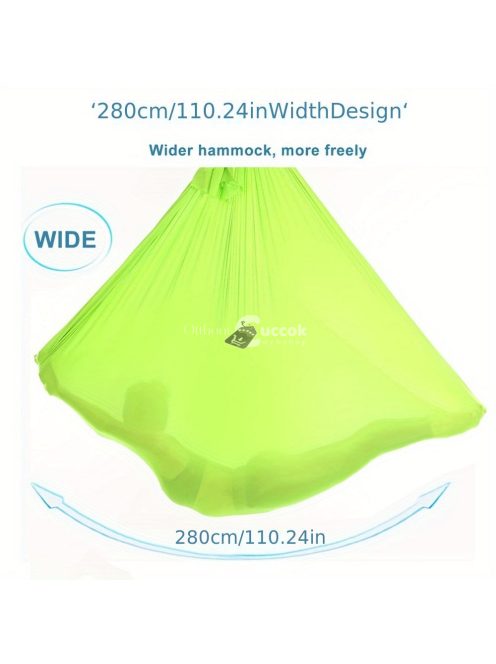 Légi jóga függőágy készlet tartós selyem pántokkal és karabinerrel