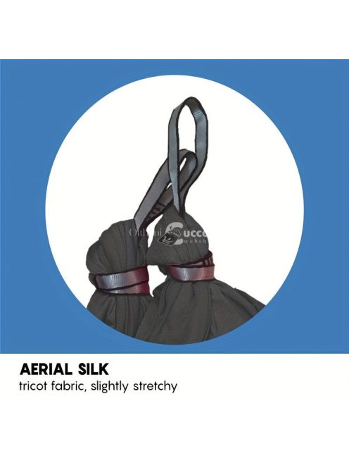 Légi jóga függőágy készlet tartós selyem pántokkal és karabinerrel