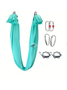   Légi jóga függőágy készlet tartós selyem pántokkal és karabinerrel