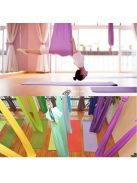 Légi jóga függőágy készlet tartós selyem pántokkal és karabinerrel