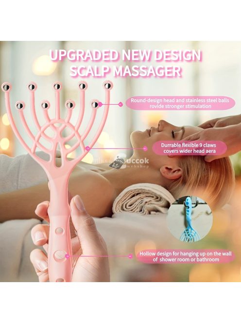 Fej masszírozó és vakaró