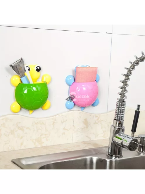 Aranyos TeknősTároló Tapadókorongos Polc