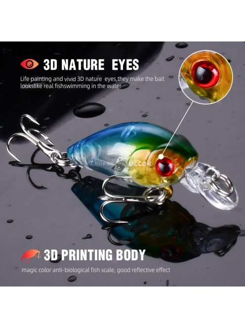 8db prémium úszó hajtókaros csali