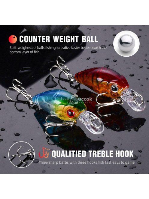 8db prémium úszó hajtókaros csali