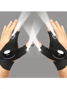 1 pár LED Zseblámpás Kesztyű