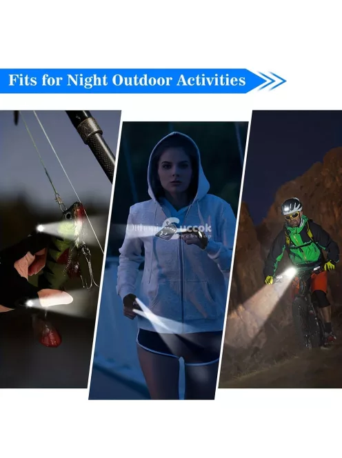 1 pár LED Zseblámpás Kesztyű