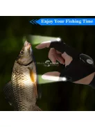 1 pár LED Zseblámpás Kesztyű