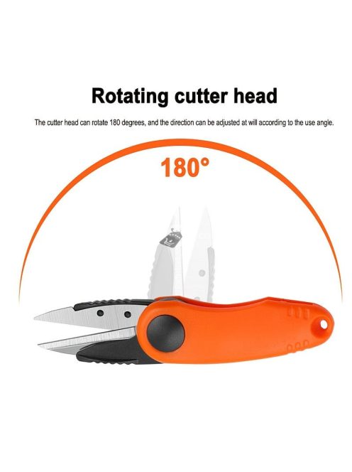 Tartós, rozsdamentes acélból készült összecsukható horgászolló bőrhüvellyel