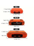 Kétoldalas vízálló horgászfelszerelés doboz