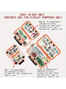 Kétoldalas vízálló horgászfelszerelés doboz