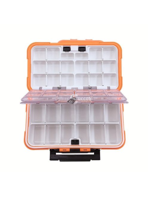 Kétoldalas vízálló horgászfelszerelés doboz