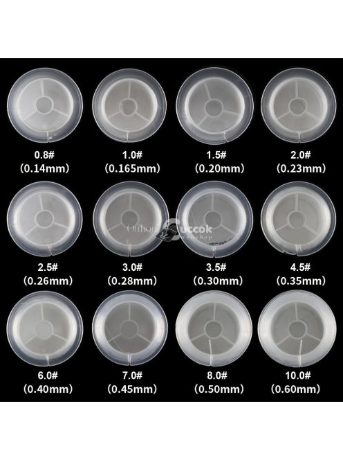 Micro Fluorocarbon bevonatú Nylon Monofil horgászzsinór