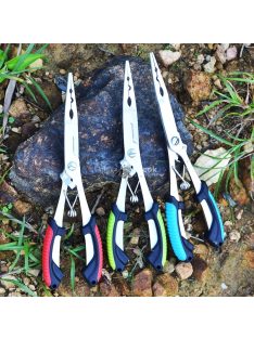   Prémium rozsdamentes acél horgászfogó – többfunkciós horogeltávolító, zsinórvágó és gyűrűnyitó