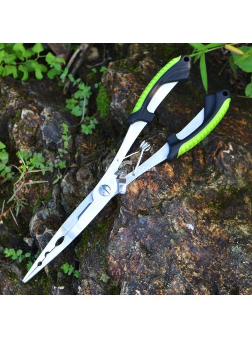 Prémium rozsdamentes acél horgászfogó – többfunkciós horogeltávolító, zsinórvágó és gyűrűnyitó