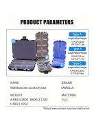 SAMOLLA Mini Horgászfelszerelés Doboz Több Rekesszel