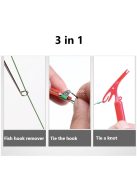 1 db horgászcsomókötő eszköz