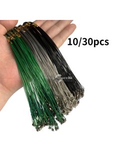   Tartós, harapásgátló acél horgászzsinór forgatható zsinórral