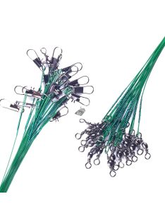   Tartós, harapásgátló acél horgászzsinór forgatható zsinórral