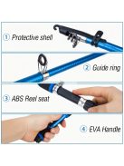 Teleszkópos horgászbot