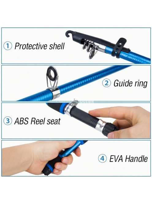 Teleszkópos horgászbot