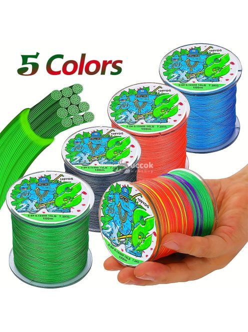 8 szálas fonott horgászzsinór