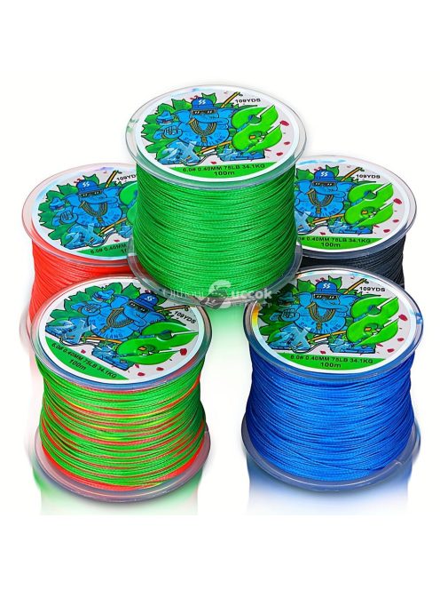 8 szálas fonott horgászzsinór