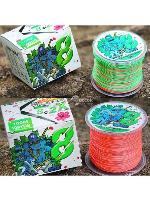 8 szálas fonott horgászzsinór