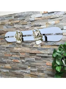 2 db univerzális vas hódeszka fali tartó