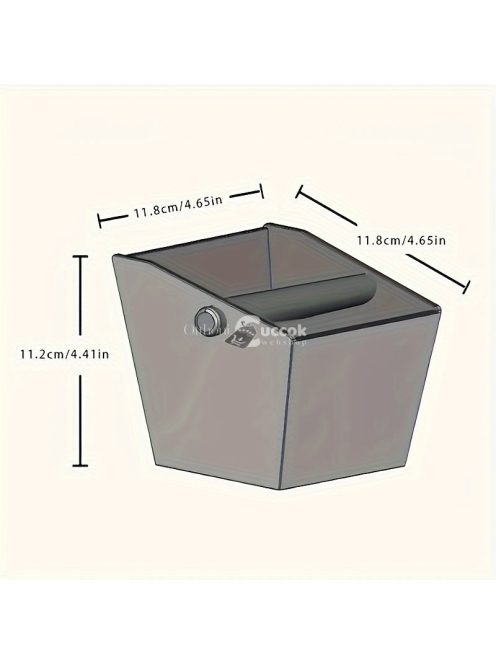 Espresso kávézacc tartó vödör, kávéhulladék-gyűjtő