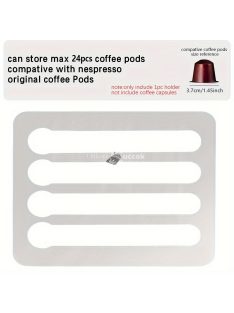 Nespresso kávékapszula kompatibilis tartó