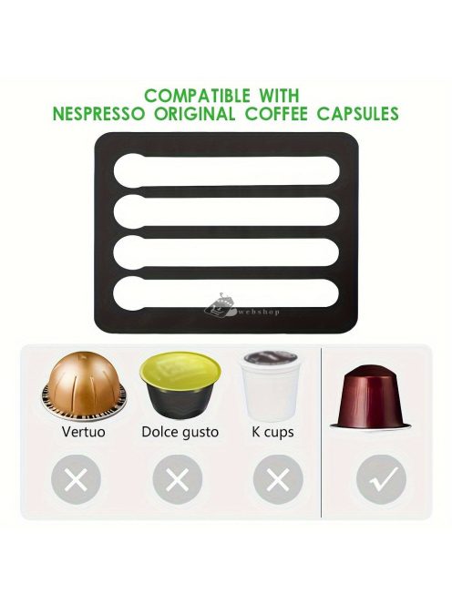 Nespresso kávékapszula kompatibilis tartó