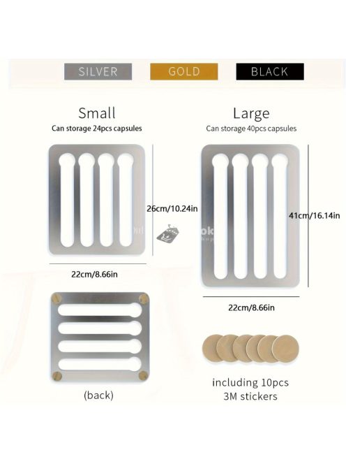 Nespresso kávékapszula kompatibilis tartó