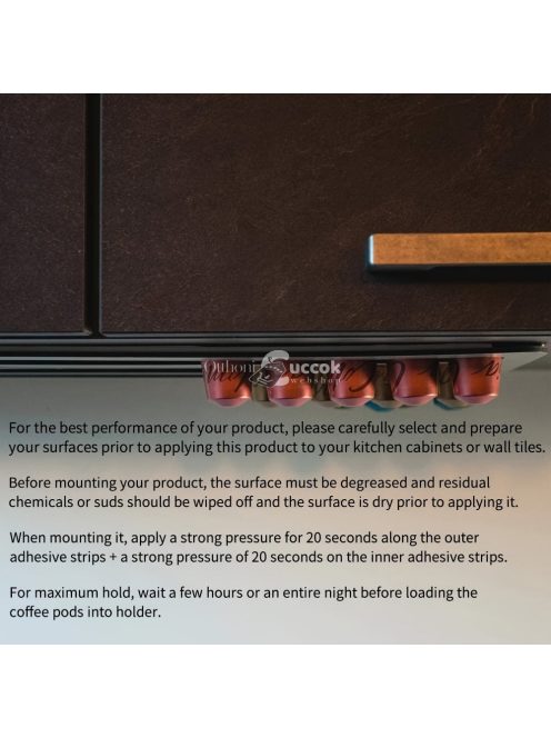 Nespresso kávékapszula kompatibilis tartó