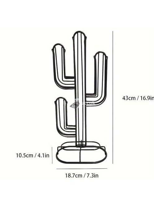 Modern és Divatos Kaktusz Kávékapszula Tartó 48 Kapszula