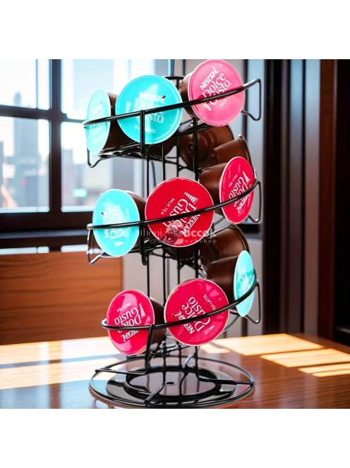 360°-ban Forgatható Kávékapszula Tartó