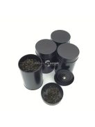 12 db fém Teafű tároló doboz Lezárt Dupla Fedéllel