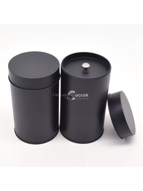 12 db fém Teafű tároló doboz Lezárt Dupla Fedéllel