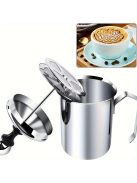 Egy darab, rozsdamentes acél pumpás tejhabosztó