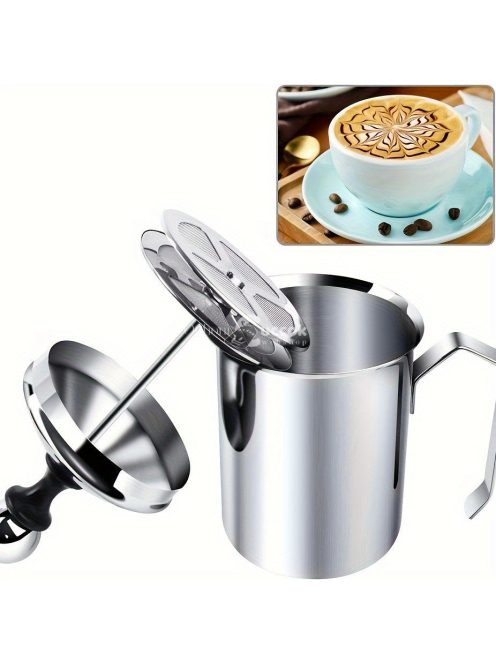 Egy darab, rozsdamentes acél pumpás tejhabosztó