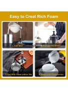 Egy darab, rozsdamentes acél pumpás tejhabosztó